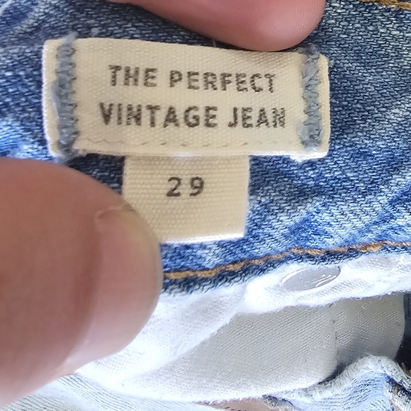 Madewell the Perfect Vintage Straight Leg Jeans Size 29 - Picture 6 of 9